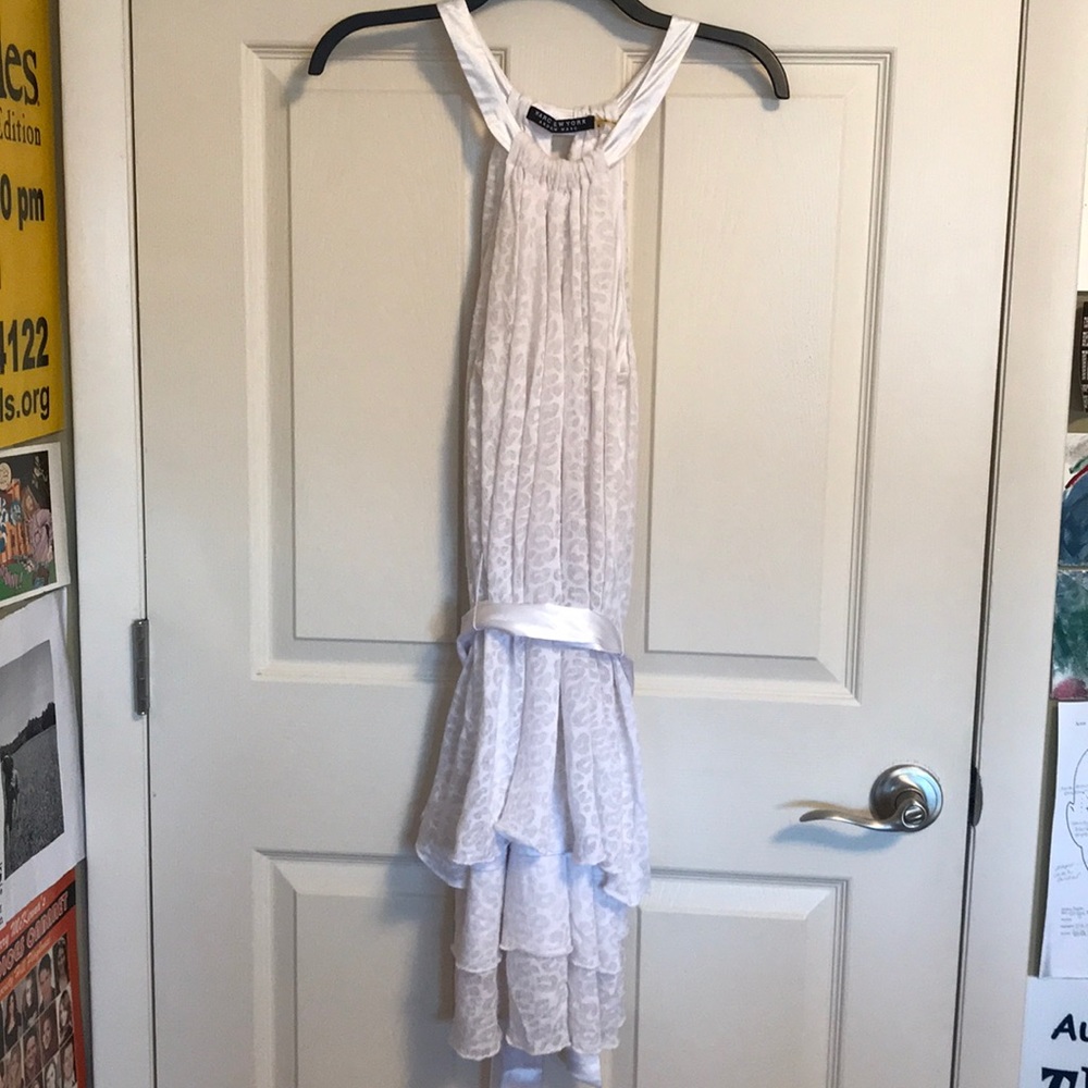 Marc New York White Chiffon Dress
